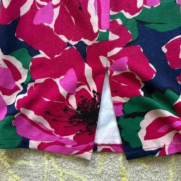 Trina Turk Women's Floral Printed Ponte Midi Dress 8 - Picture 5 of 6